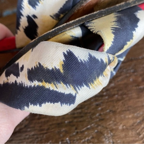 Vintage Stuart Weitzman colorful Animal Print Kitten Heels - Picture 6 of 11